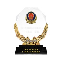 人民警察奖杯/十佳警察奖杯/英雄模范奖杯/公安局年终表彰奖杯