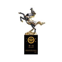 马到成功金马奖杯马术比赛速度赛马各类体育赛事冠军奖牌纪念定做
