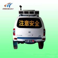 承德太阳能仿真警车标志 太阳能发光标志交通设施厂家