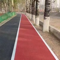 张家港路面喷涂蓝色或红色通道施工