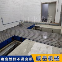 大型铸铁平台 6×4米定制｜加强筋密布设计 支持来图加工