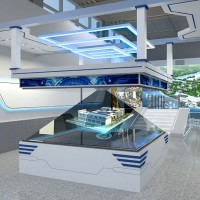 全息展示柜 桌面落地式裸眼3D技术 展厅多功能幻影成像金字塔