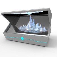 180度全息投影化妆品展柜 透明屏幻影成像 专为商场柜台设计