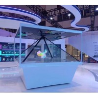 360度全息投影展柜 立体金字塔幻影成像 商场珠宝首饰展示柜