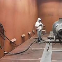 集成化设计无基础喷砂房涂装前处理设备