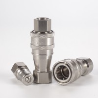 KZF开闭式气液共用快速接头(不锈钢304)