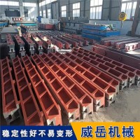 T型槽地轨 承载力强  灰铁材质  防锈防腐 T型槽试验平台