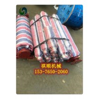 159*1100给煤机重型缓冲托辊 带槽托辊