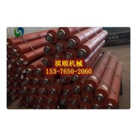 159*1350给煤机缓冲托辊 金属平托辊
