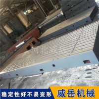 吨位价铸铁平台泊头威岳半成品 机床工作台重型加厚