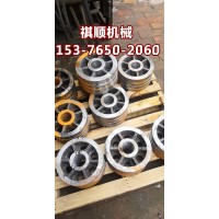 工艺转向架用行走装置 实心铸造轮子含轴承座